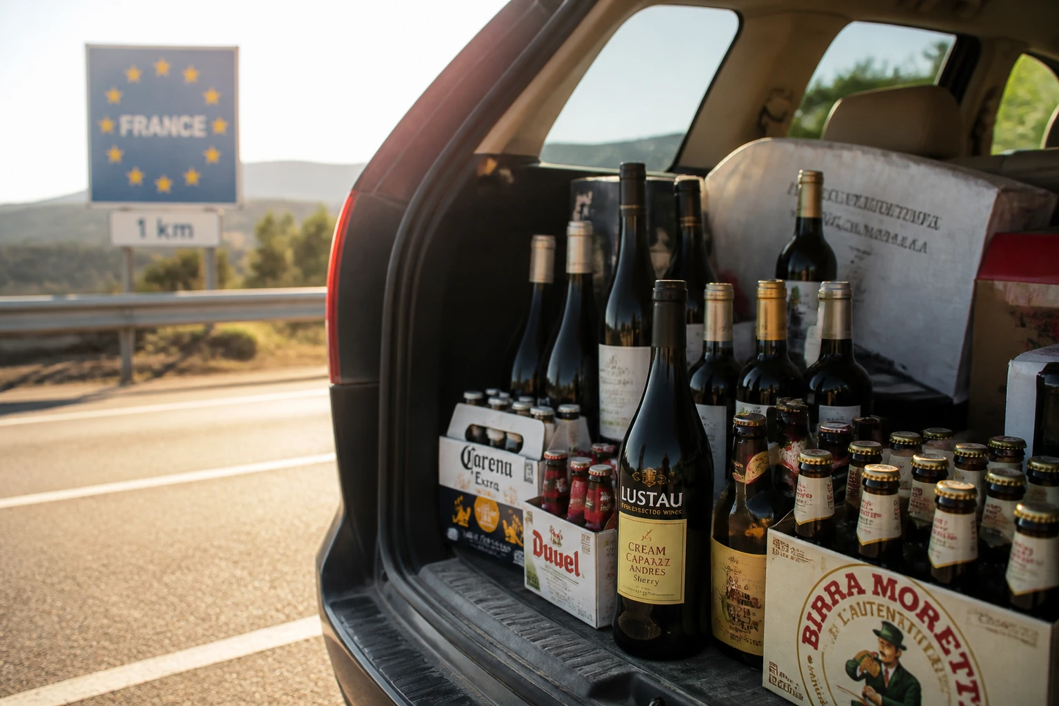 Alcool en Espagne : quelles limites pour rentrer en France ?